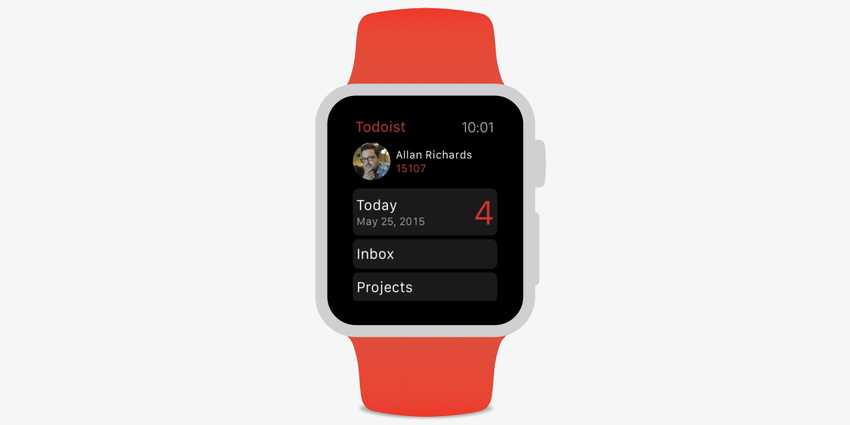todoist for apple watch add 