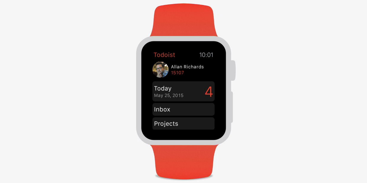todoist for apple watch complete