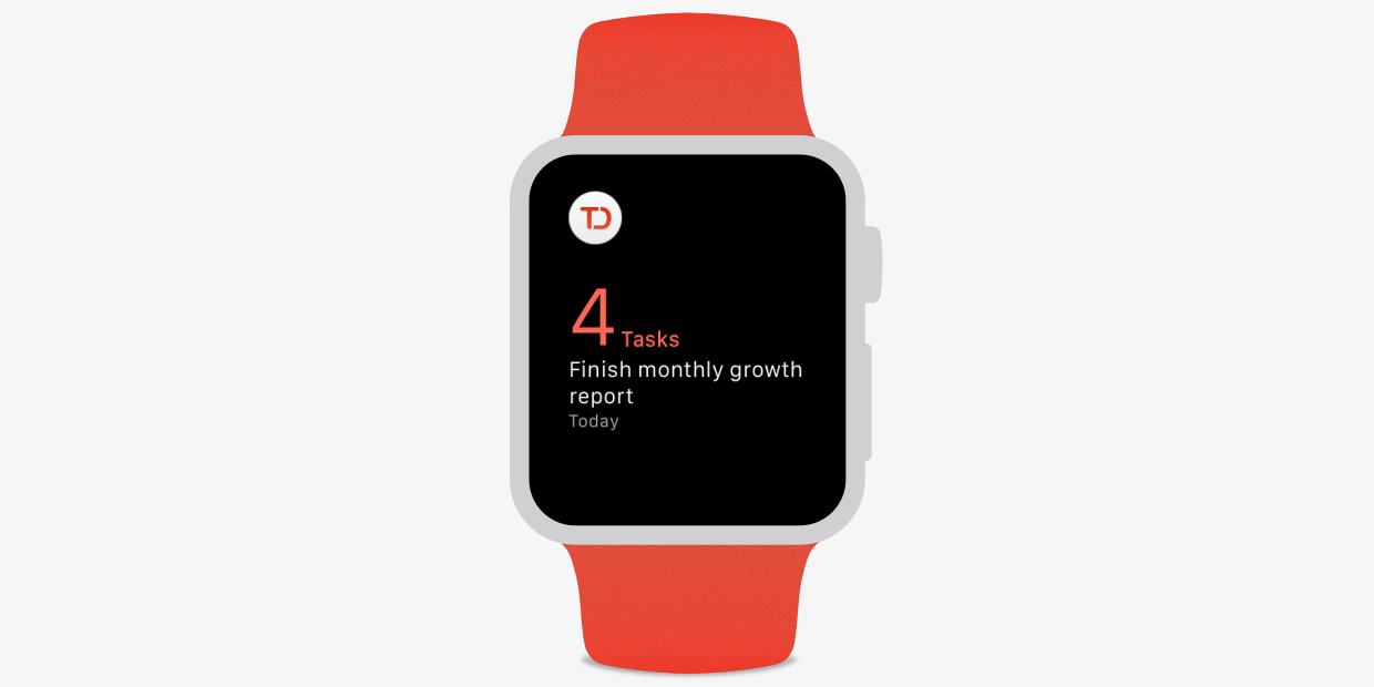 todoist for apple watch glance