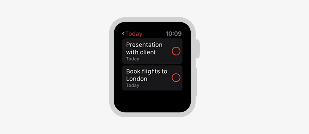 Todoist for apple watch