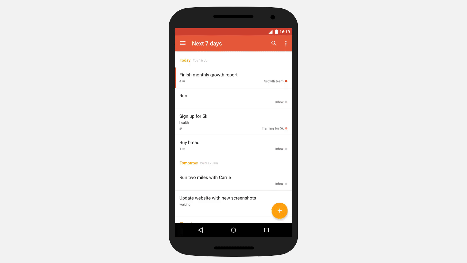 Todoist for Android Themes