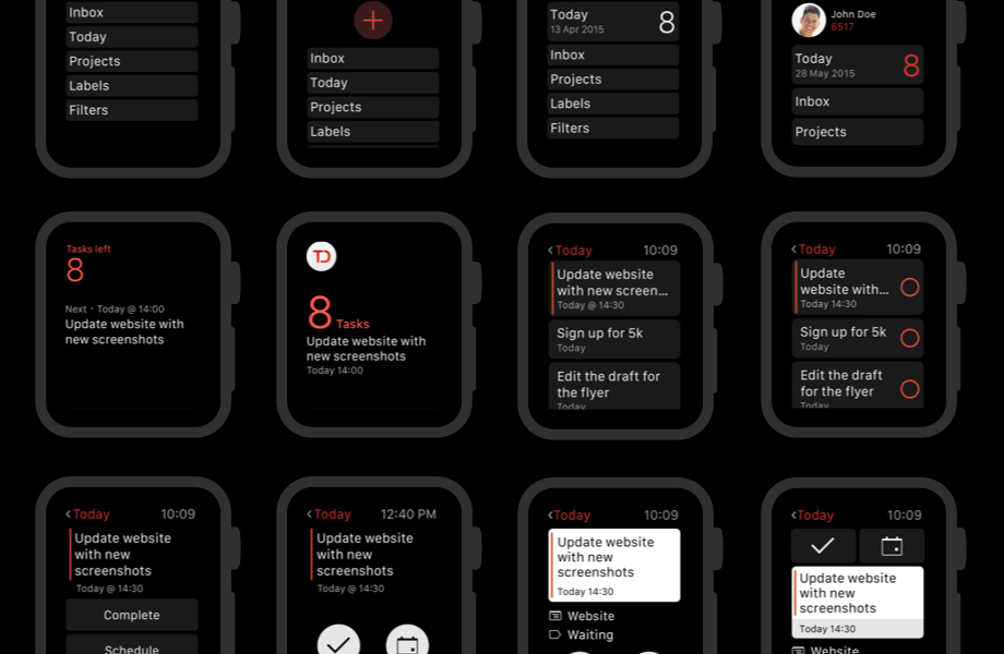 todoist for apple watch