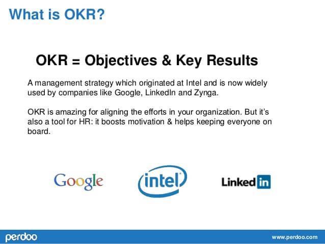 Ideas for Productive Teams - OKRs