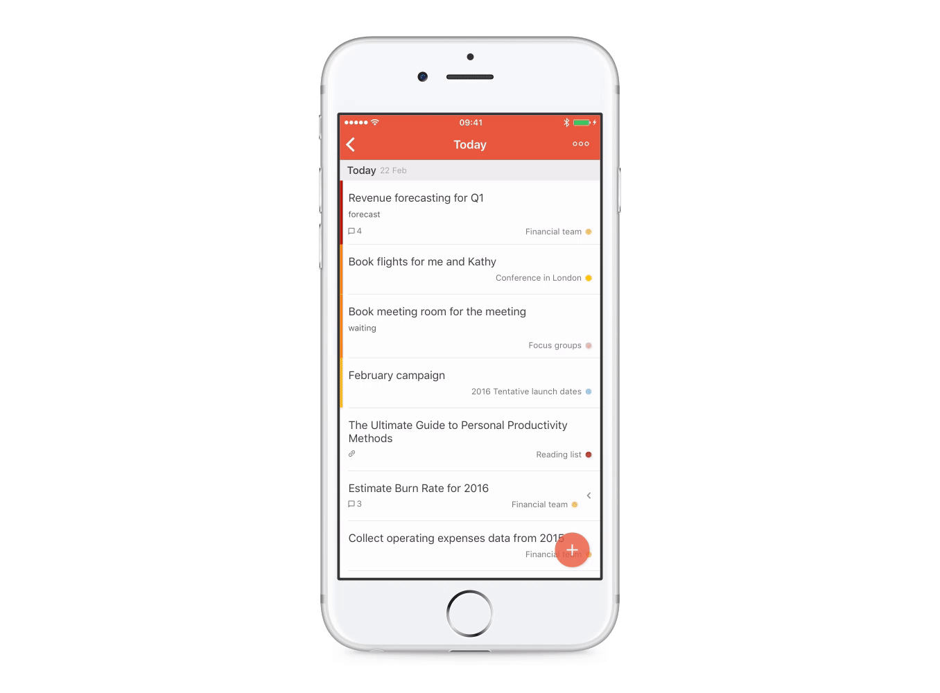 Todoist for iOS 9 - 3D Touch