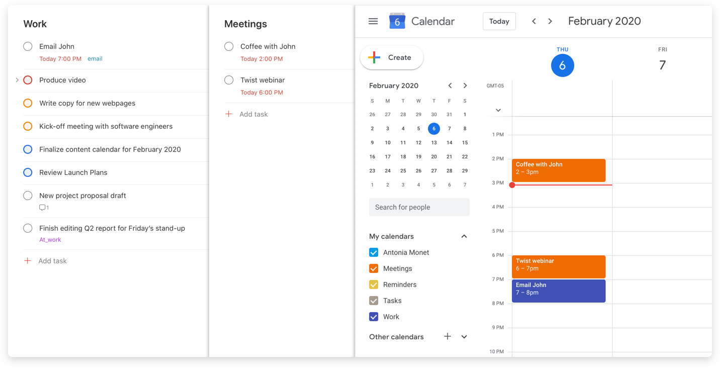 Tasks In Google Calendar Printable Template Calendar