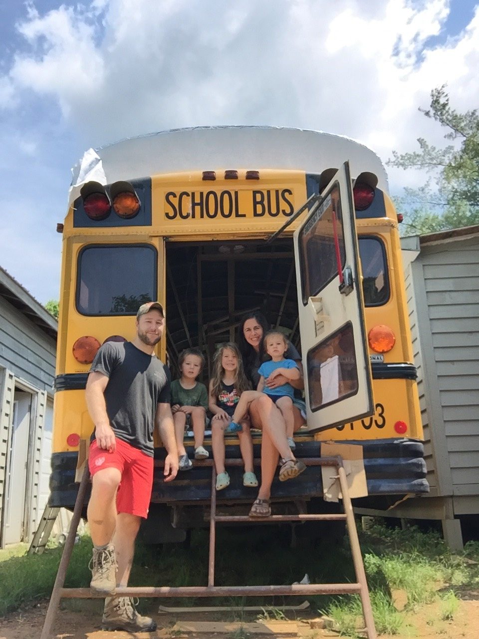 Mills family bus conversion schoolies