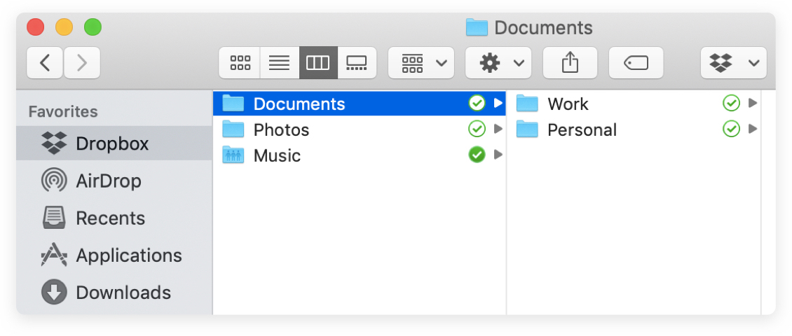 Document folder file organization