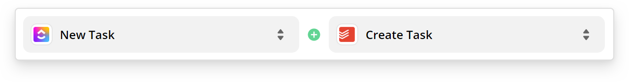 Add new tasks from ClickUp to Todoist as tasks