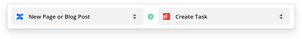 Create a Todoist task from a new Confluence page