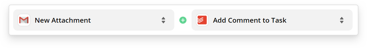 Add new email attachments as comments to Todoist tasks