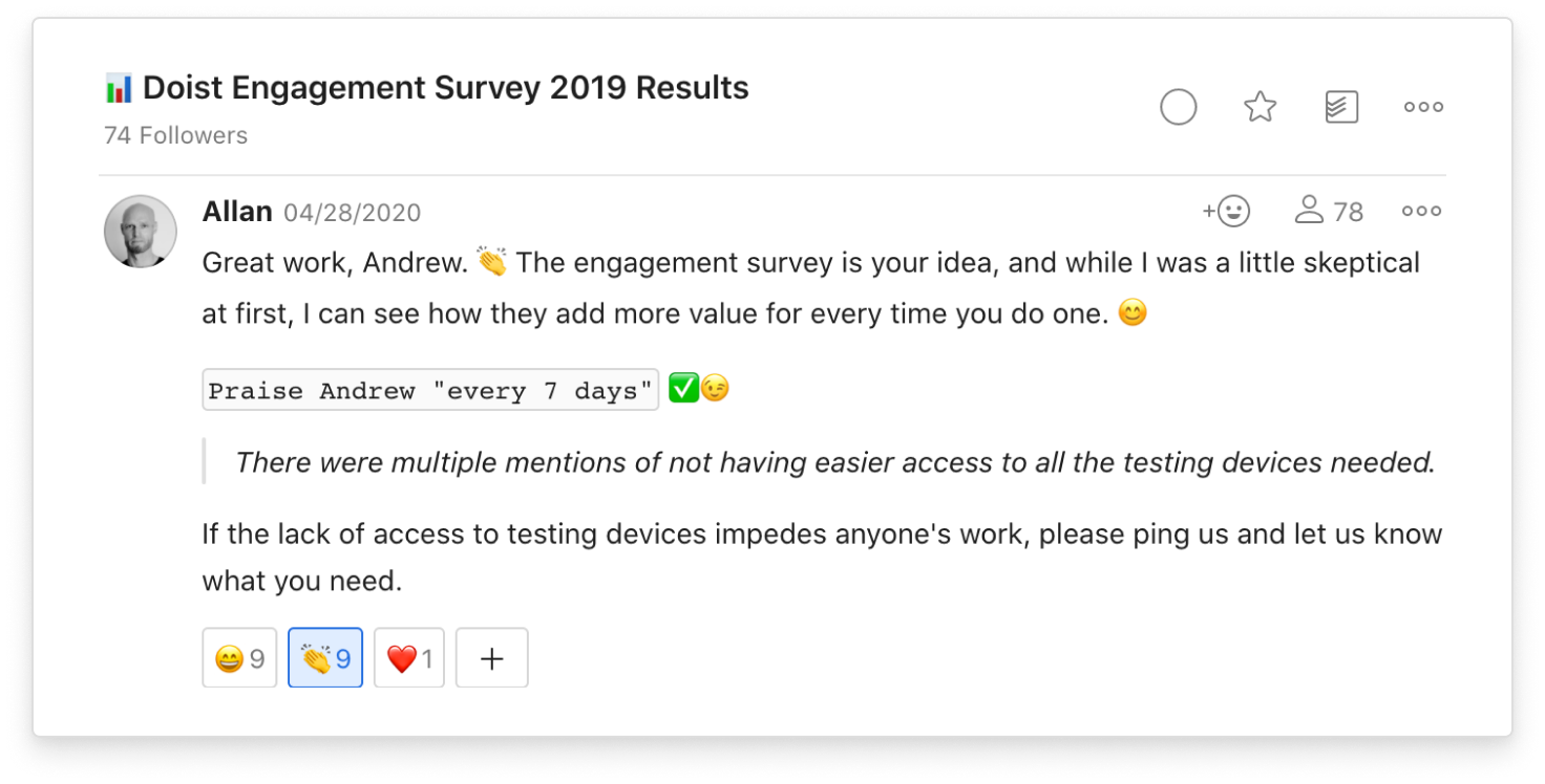 group norms engagement survey