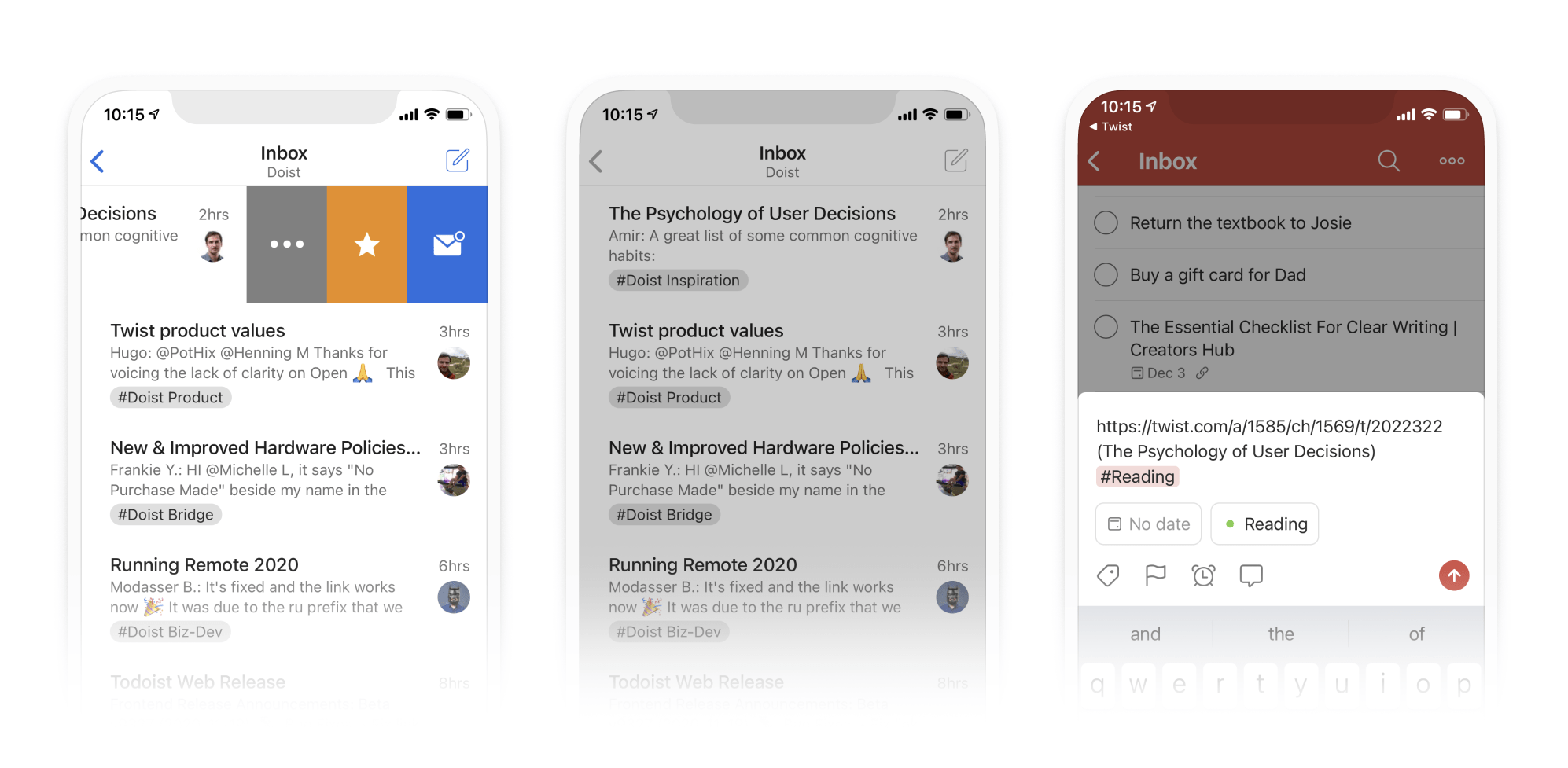 todoist for managers Twist & Todoist Integration