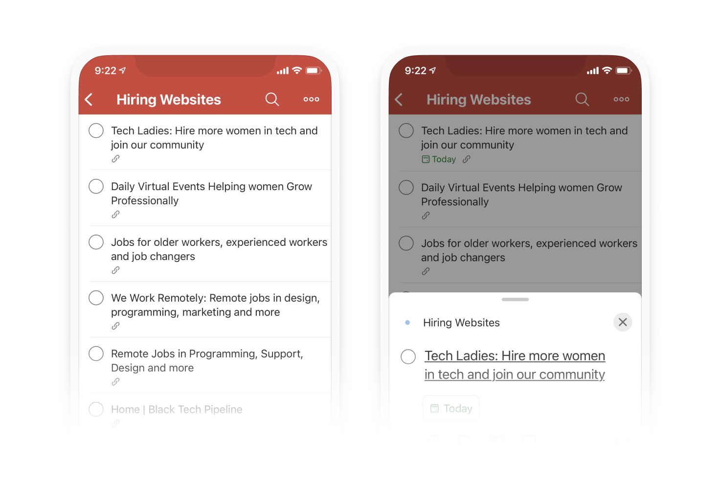 todoist for managers Project list of good hiring websites
