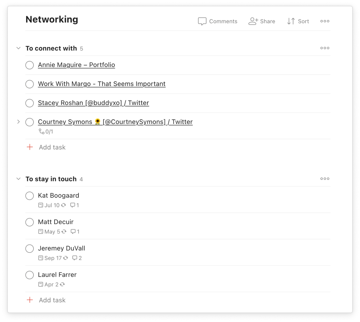 networking project
